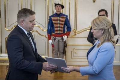 Роберт Фіцо і Зузана Чапутова