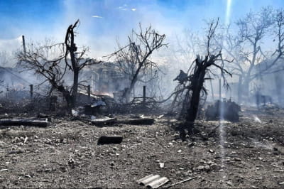 Обстріл Херсонщини росіянами