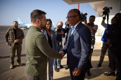 Владимир Зеленский и Жозе Улиссеш Коррея-и-Силва