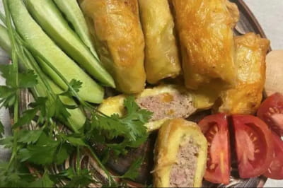 Радиловские голубцы с блинами