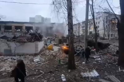 Наслідки обстрілу російськими ракетами