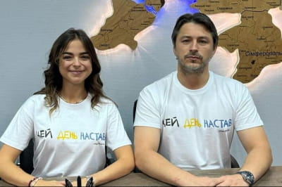 Соня Морозюк та Сергій Притула