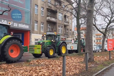 Тракторы в Берлине