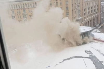 пожежа у театрі сатири в Москві