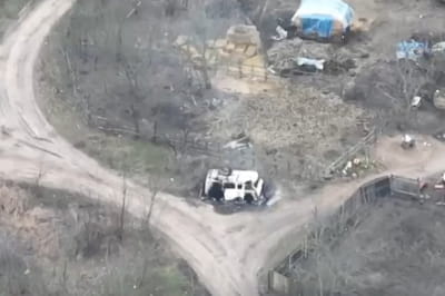 знищене авто окупантів