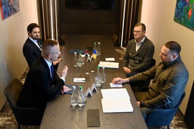 Петер Сійярто, Дмитро Кулеба, Єрмак
