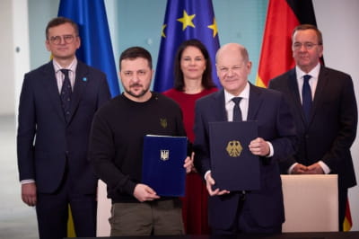 Володимир Зеленський і Олаф Шольц