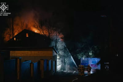 У Києві горіла історична будівля 19 століття