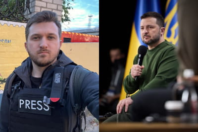 Іван Антипенко і Володимир Зеленський