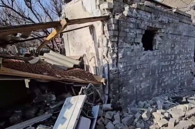 Последствия российского обстрела Херсона