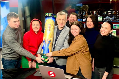 Тубус "Берегиня" від порохового снаряда 155-мм калібру для "5 каналу"