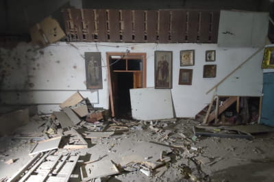 В результате действий российского агрессора повреждена церковь