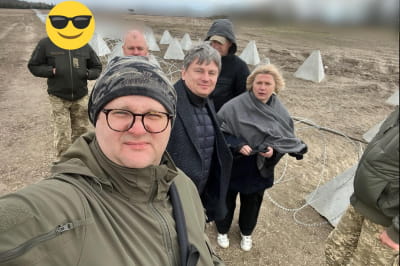 Нардепи з "Євросолідарності" і фортифікації