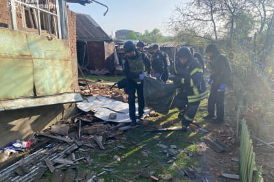 З-під завалів у Вовчанську дістали тіло загиблого чоловіка