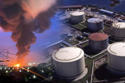 Дроны атаковали нефтебазу в Ростовской области