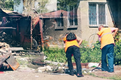 Наслідки обстрілу Полтави