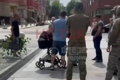 Конфликт Тищенко с военным в Днепре