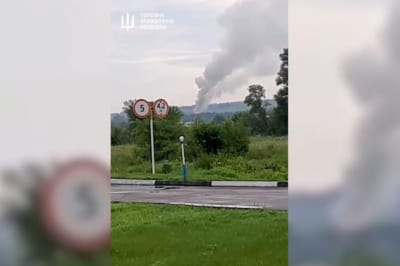 вибухи на складі боєприпасів у рф