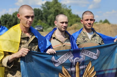 Визволені українські полонені