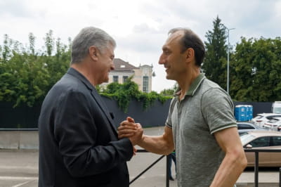 Петро Порошенко і Роман Червінський