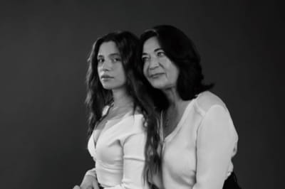 Христина Соловий с мамой