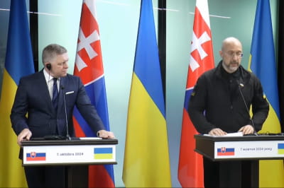 Роберт Фіцо та Денис Шмигаль