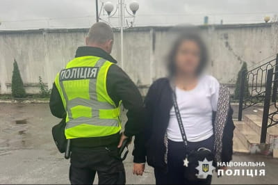 Затримання жінки на вокзалі