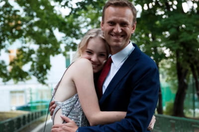 Дар’я Навальна та Олексій Навальний