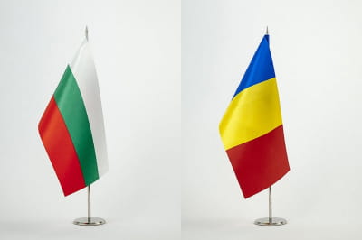 Прапори Болгарії і Румунії