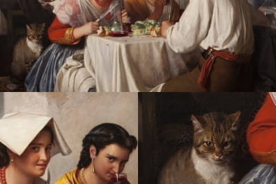 Весь стол вас судит. Даже кошка.