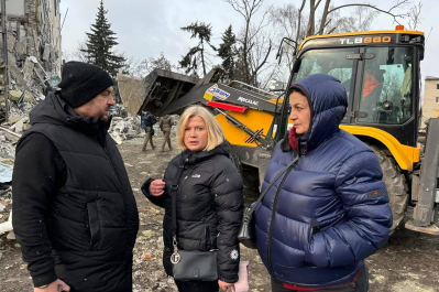 Геращенко в Изюме