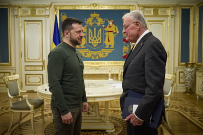 Кит Келлог в Украине.