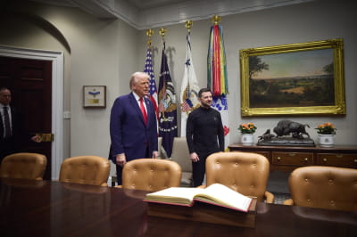 Встреча Владимира Зеленского с Дональдом Трампом в Белом Доме