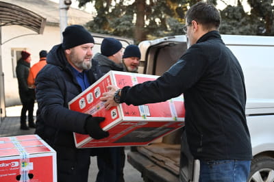 Помощь от Леруа Мерлен Украина и БФ Solidarity