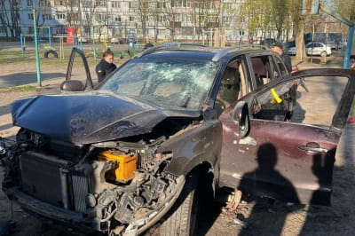 автівка після вибуху