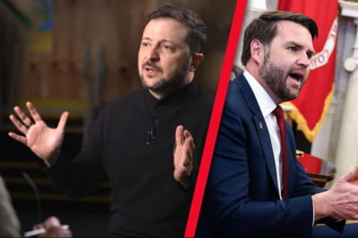 Джей Ді Венс і Володимир Зеленський