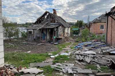 Последствия обстрела Харьковщины