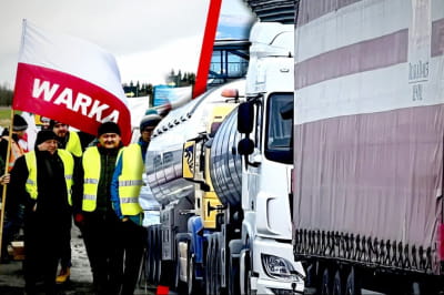 Блокировка польско-украинской границы