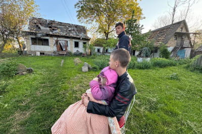 Наслідки дронової атаки на Київщині