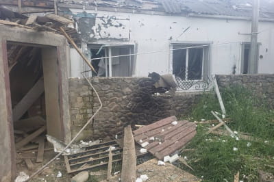 Насідки обстрілу Харківщини