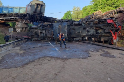 Залізничний міст у Курській області