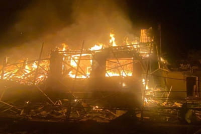 Последствия обстрела 