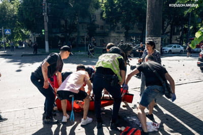 Наслідки обстрілу Сум