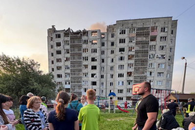 Последствия обстрела Луцк