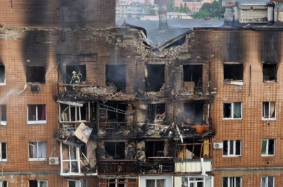 Наслідки обстріла Харкова