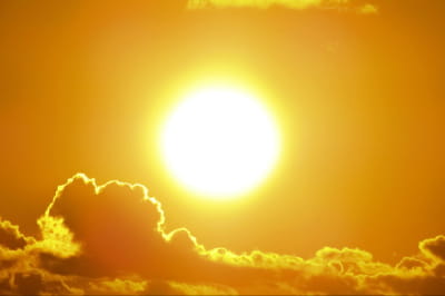 Солнце, жара