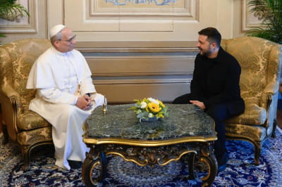 Зеленский и Папа Римский