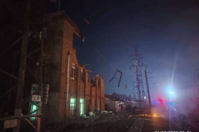 У рф дрони пошкодили залізничну станцію