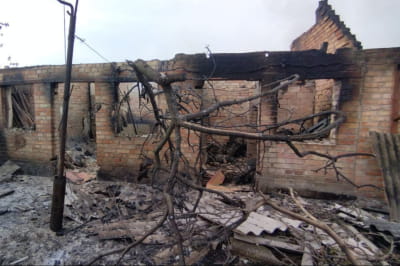 Наслідки обстрілу Дніпропетровщини