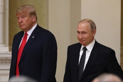 Дональд Трамп и владимир путин